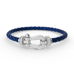¡®Jewelicorn¡¯FORCE LARGE HORSESHOE FULL DIAMOND BRACELET SILVER