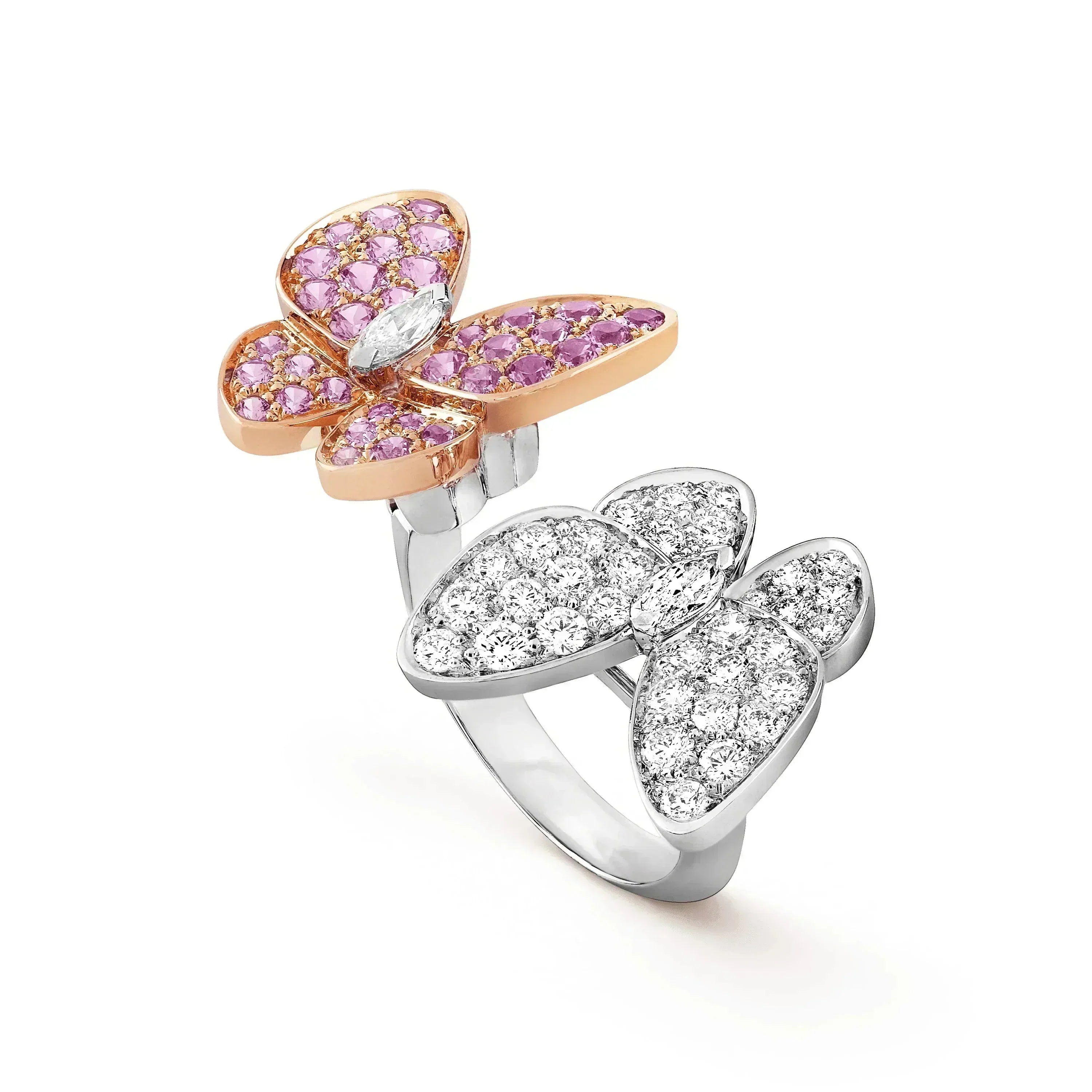 ¡®Jewelicorn¡¯TWIN BUTTERFLY DIAMOND RING